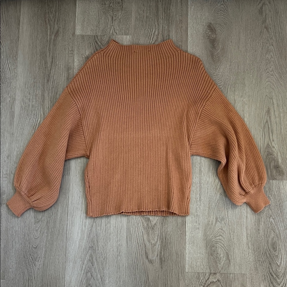 Line & Dot Rust Sweater - Picture 3 of 3